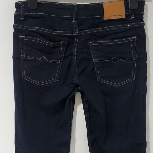 𝅺lucky brand dark wash 28x26 classic straight leg jeans - Picture 1 of 8